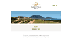 Desktop Screenshot of durbanvillehills.co.za